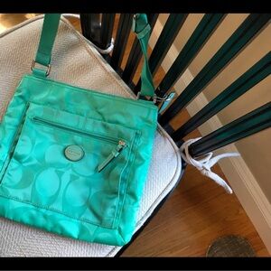 Coach Getaway Signature Nylon Bag